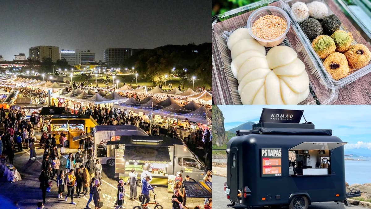 不用再苦苦追了！首屆「美食餐車市集」３天快閃花博，吃爆超過40家排隊名店