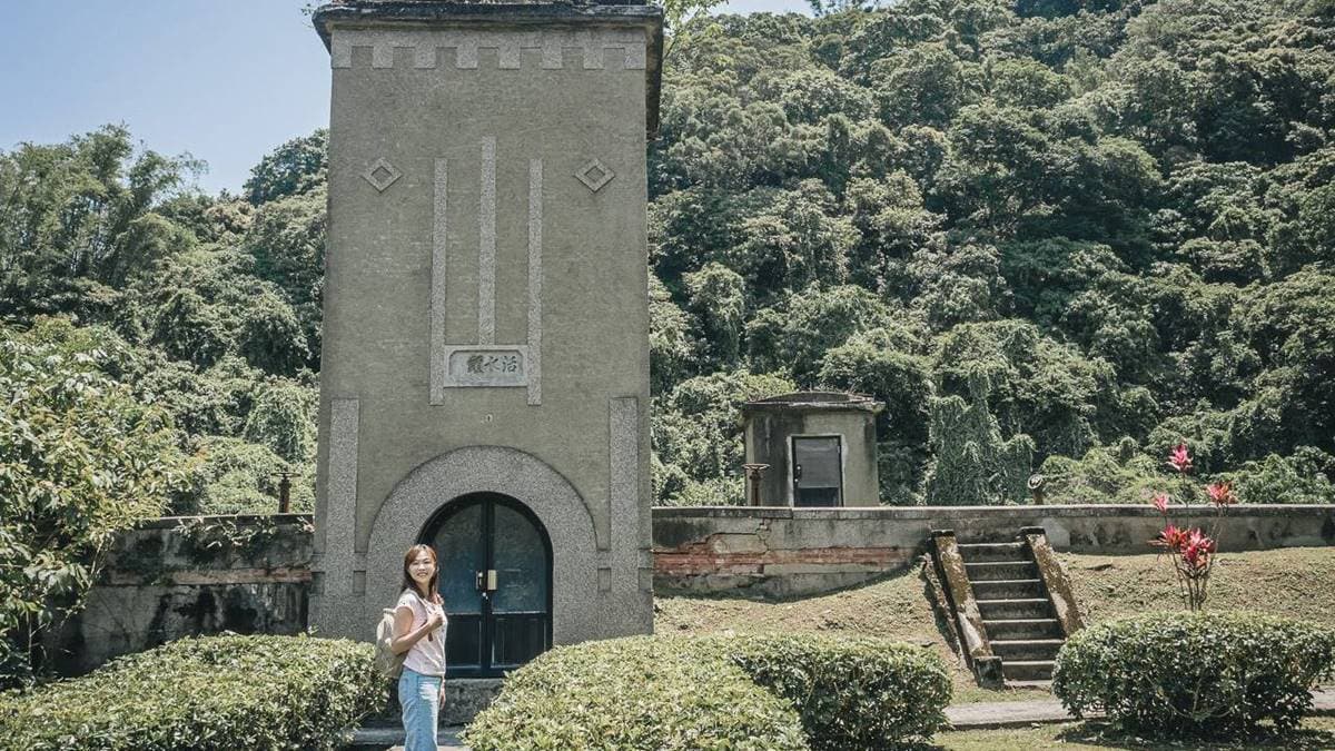 圓山貯水池是台北最早的貯水池，也是草山水道系統的市定古蹟。（圖片來源：是艾思，不是火拳。）