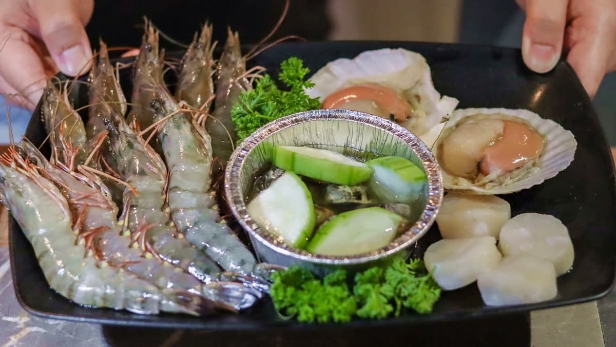 不只肉肉好吃，海鮮也是很推！（圖片來源：巧莉的世界流浪筆記）