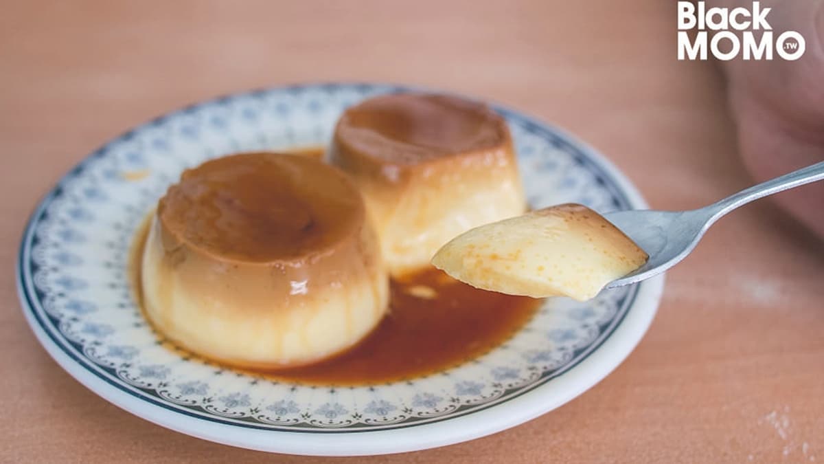 「布丁」也是許多人推薦必吃的品項，蛋香迷人，質地綿密、口感滑嫩。（圖片來源：黑哥桃繽紛假期）