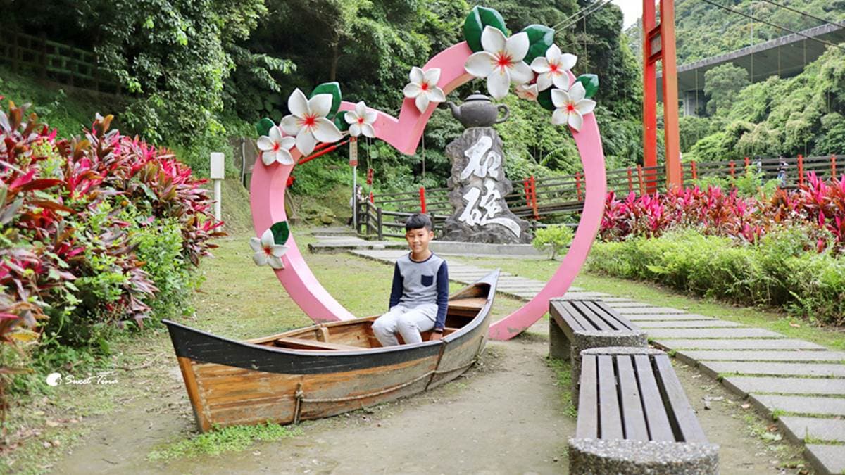 滿推薦從淡蘭吊橋出發，這裡有特色造景可以打卡。（圖片來源：Sweet Tina 樂在生活分享）