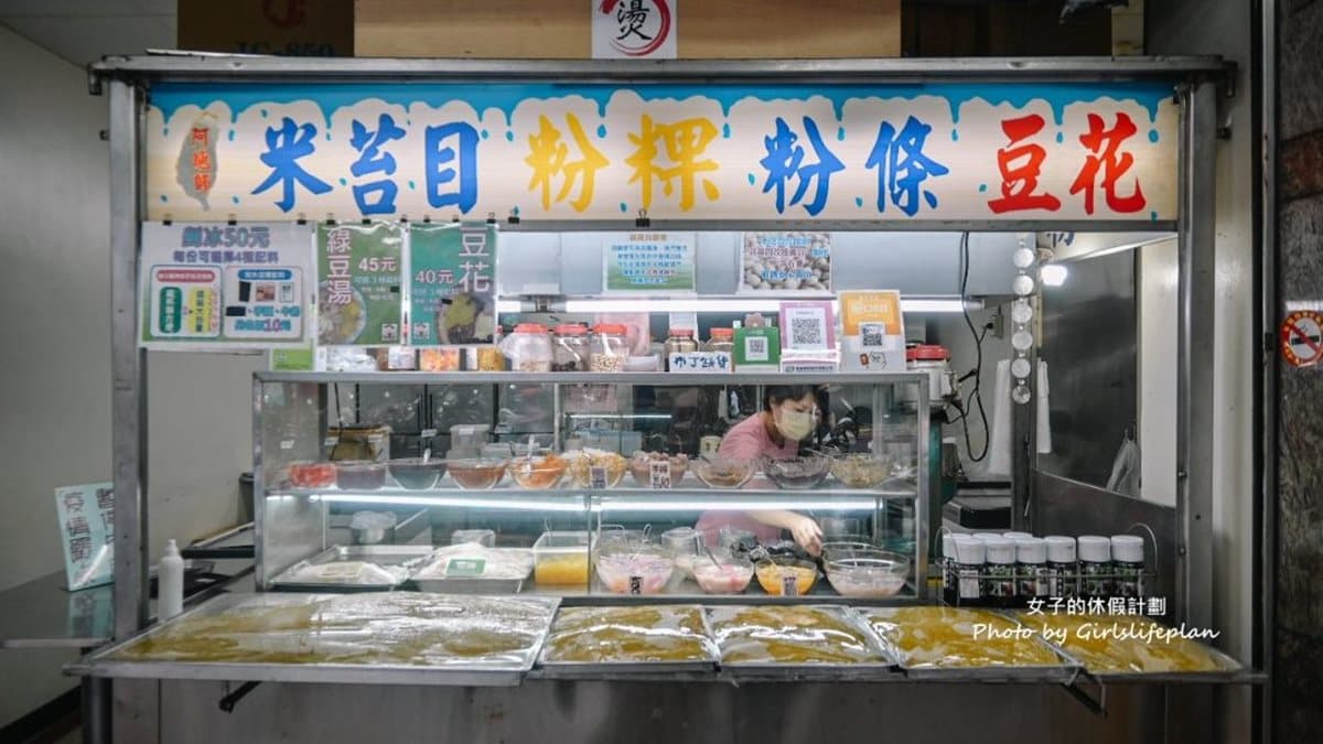 「蘆洲阿地剉冰店」位於蘆洲長安街上，主打古早味甜品。（圖片來源：女子的休假計劃）