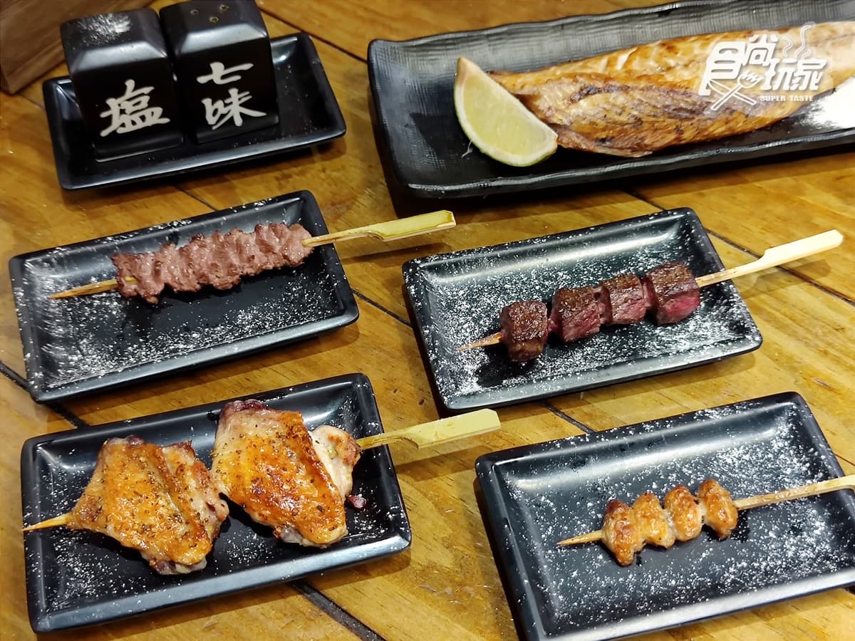 【獨家】串燒買一送一！超酷「串燒＋燒肉」居酒屋，必點厚切雞腿串、巨大牛排