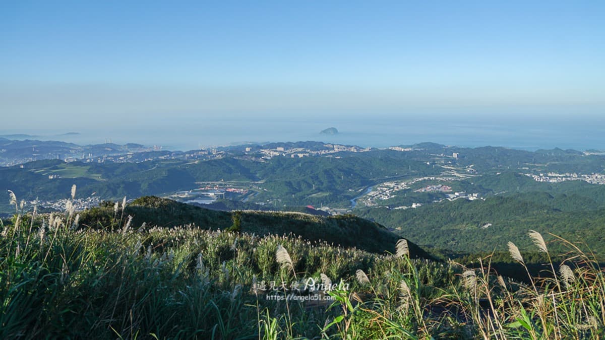 五分山是新北瑞芳著名的賞芒草地點。（圖片來源：遇見天使Angela）