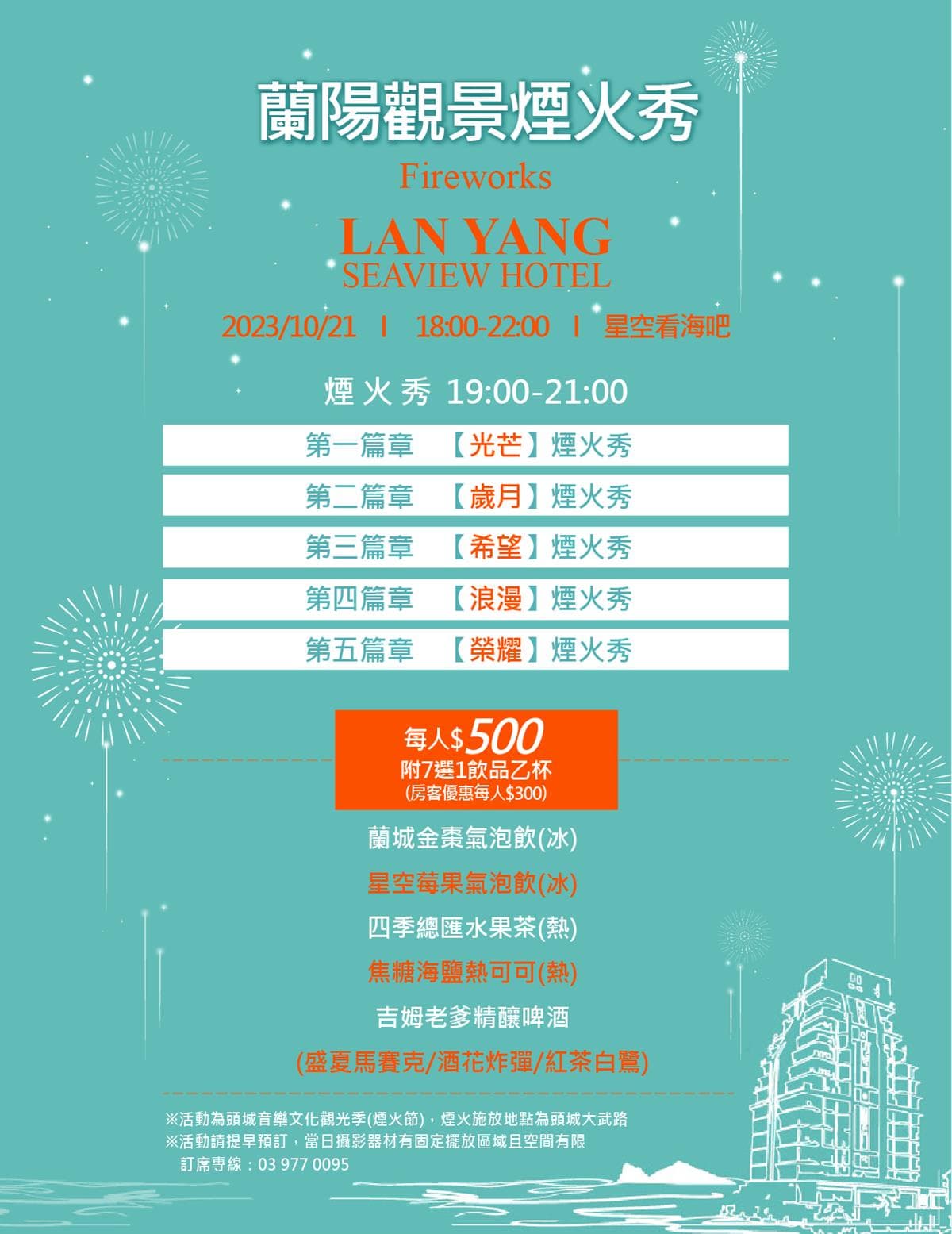 1620秒高空煙火「這天」宜蘭登場！市集、表演別錯過，加碼推２大最佳觀賞點