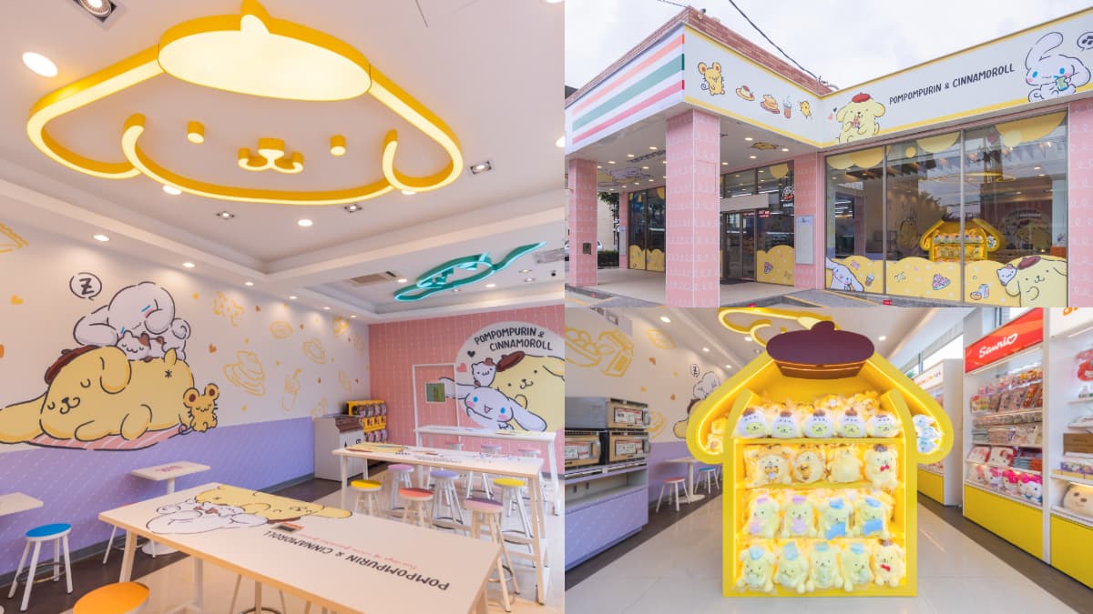 7-11「布丁狗＆大耳狗主題店」開在這！大頭燈箱、布丁狗櫃，三麗鷗粉衝打卡