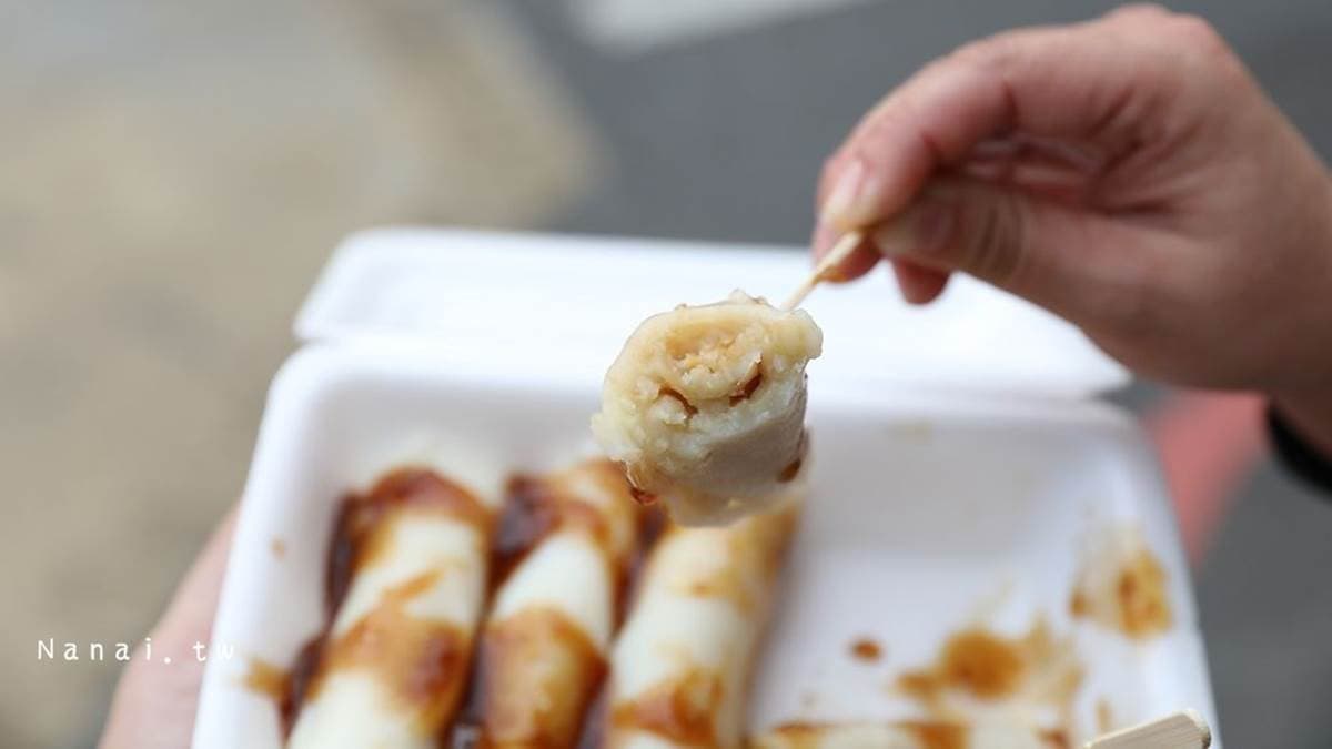 內餡有蝦米和紅蔥酥淡淡的香味，很有特色。（圖片來源：Nana愛旅行札記）