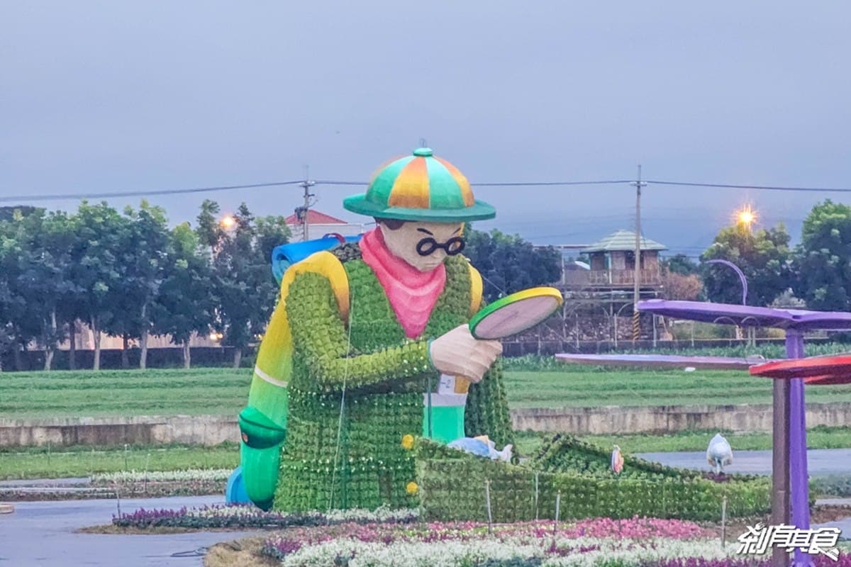 16米高「空中花花城堡」在台中！20萬株花海、大型巨人搶先看，逛小農市集