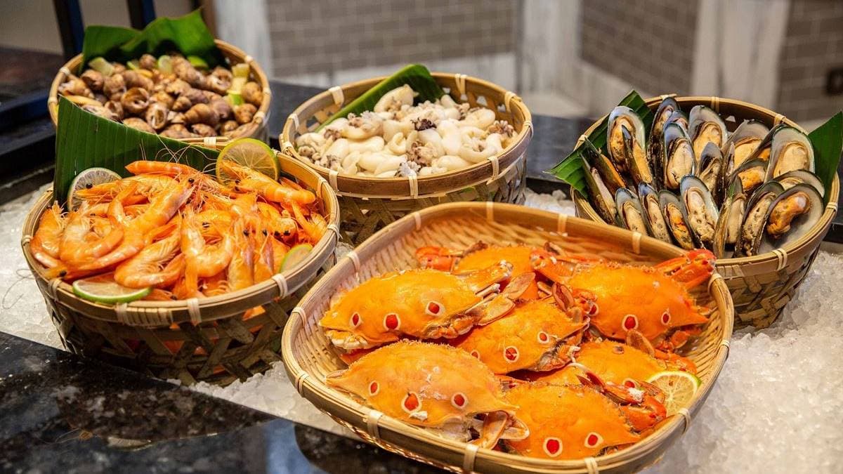 位於１樓的Garden Kitchen主打五大主題區吃到飽Buffet。（圖片來源：台北萬豪酒店）