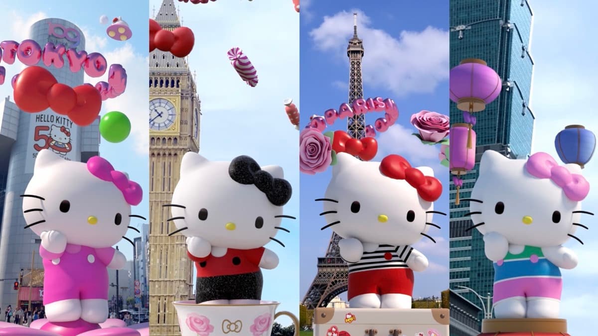 Hello Kitty現身101！全新50週年「AR濾鏡」免費下載，５大城市看Kitty跳舞