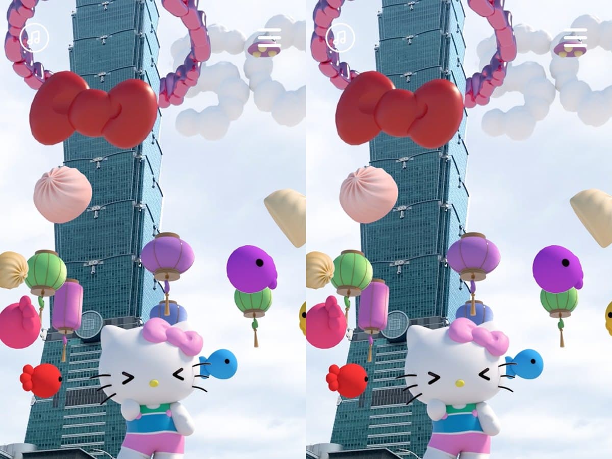 Hello Kitty現身101！全新50週年「AR濾鏡」免費下載，５大城市看Kitty跳舞