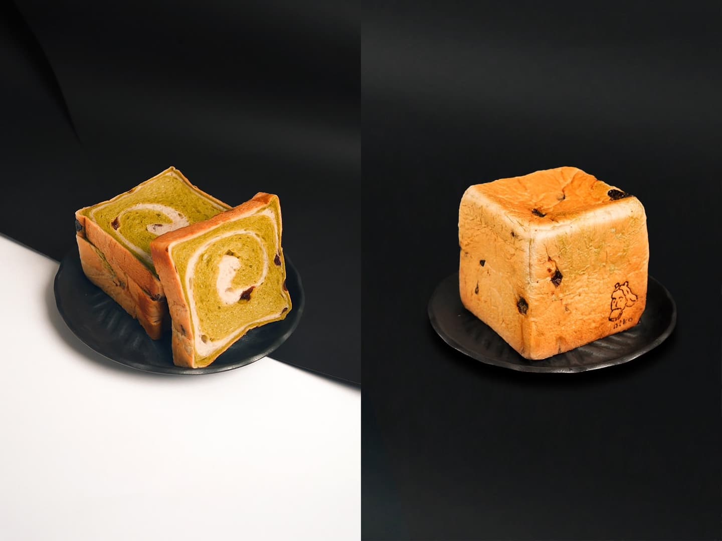 超抹生吐司連３天買一送一！「辻利茶舗ｘniko bakery」聖誕生吐司雙色美翻