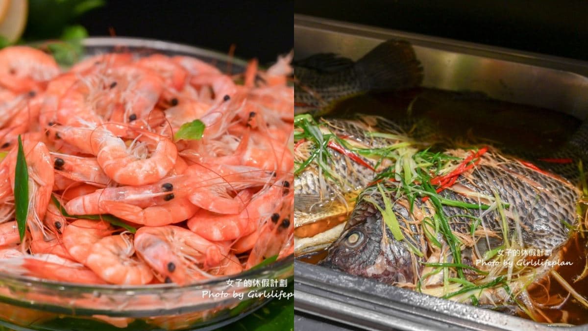 甚至還有魚、蝦等海鮮無限供應，誠意十足超霸氣。（圖片來源：女子的休假計劃）