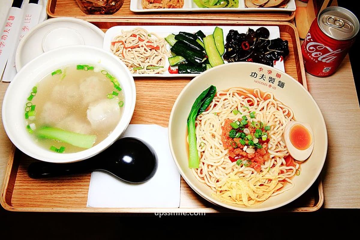 大同區美食：李掌櫃功夫製麵｜８種涼拌小菜任你夾