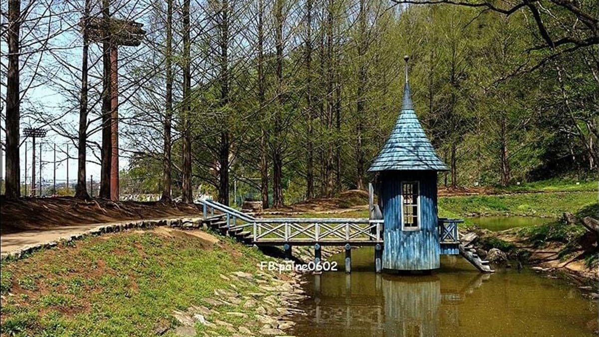 遠眺整個公園，風景很漂亮。（圖片來源：小不點看世界）