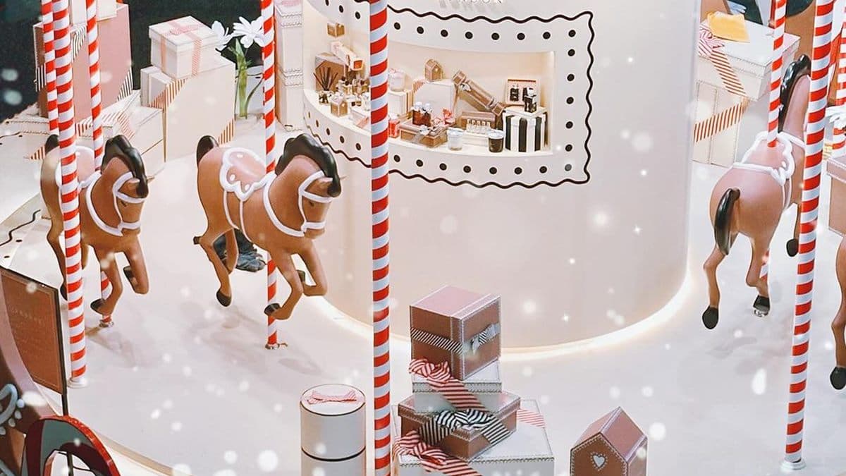 2023聖誕節推出Jo Malone「童話薑餅遊樂園」。（圖片來源：IG@gominkin）