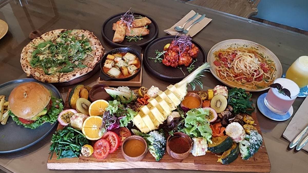 店家以愛地球的理念，設計出一系列無肉的地中海義式蔬食料理，每道都讓人驚喜。（圖片來源：商妮吃喝遊樂）
