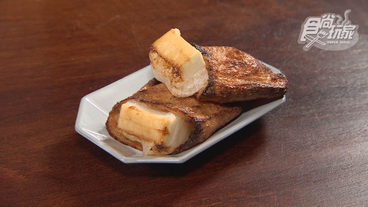 「甜在心麻糬」還帶有豆皮香，很特別。