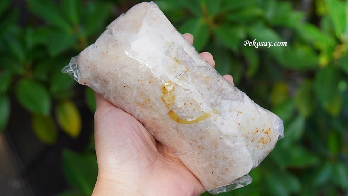 潤餅外觀雖沒有很巨大，但感覺出來包得很扎實。（圖片來源：PEKO の Simple Life）