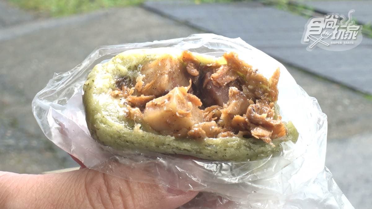 「芋頭草仔粿」的芋頭香很香。