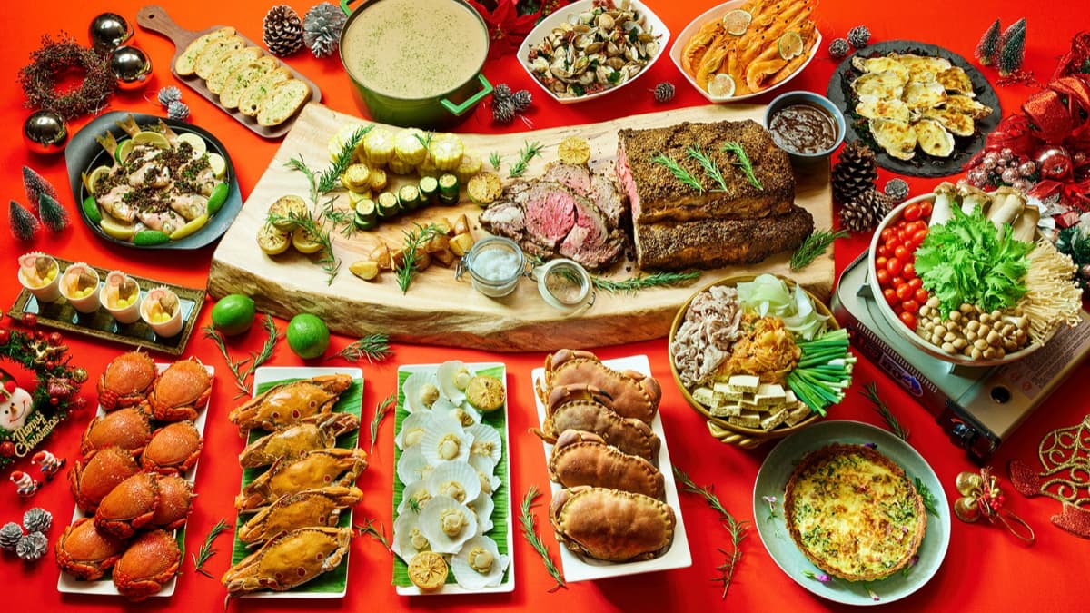 吃到飽買一送一、滿60歲享６折！五星級日系飯店聖誕Buffet，生蠔、火雞嗑一波