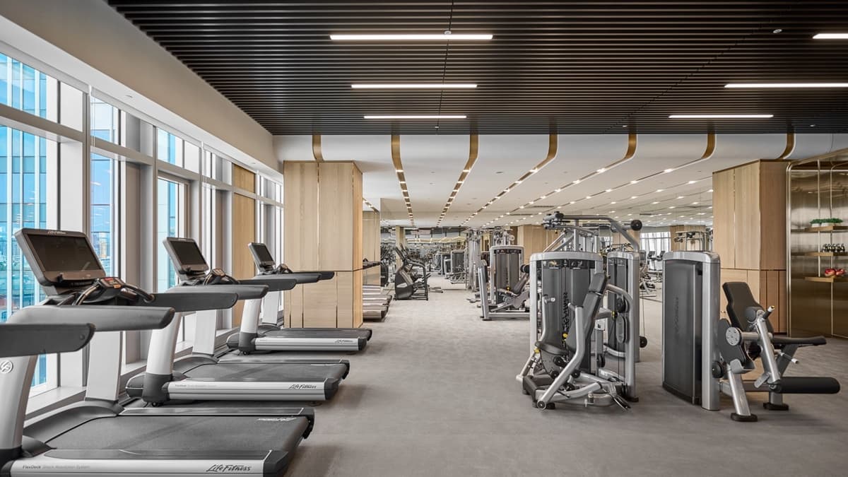 這裡擁有全台飯店最大的健身房。（圖片來源：台北漢來大飯店）