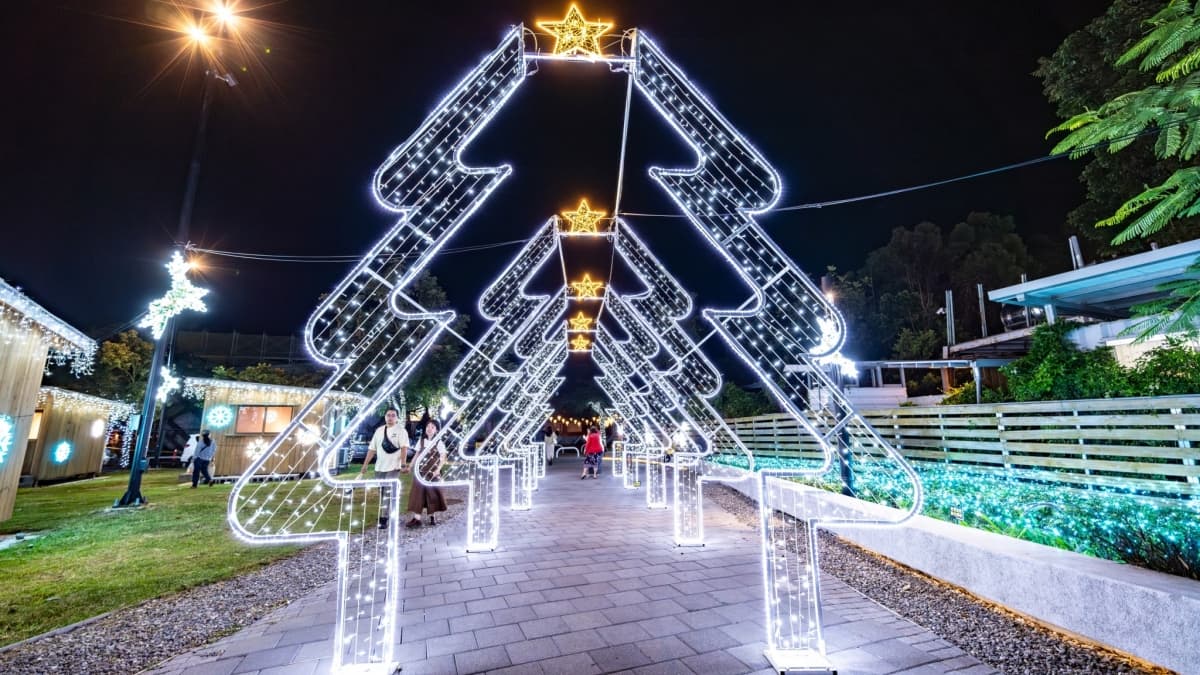 2023鐵花燈の祭，五大主題燈飾展區超吸睛，彷彿置身耶誕冰雪世界