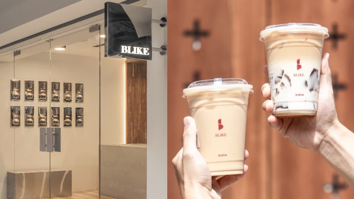台中「最美奶茶店」到台北！BLIKE精品奶茶插旗延吉街，免費加料升大杯