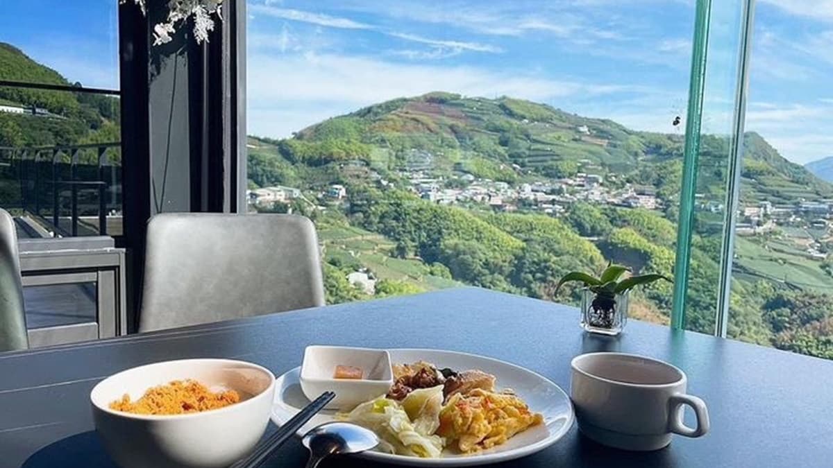 早餐是中西式自助吧。（圖片來源：十方山水）