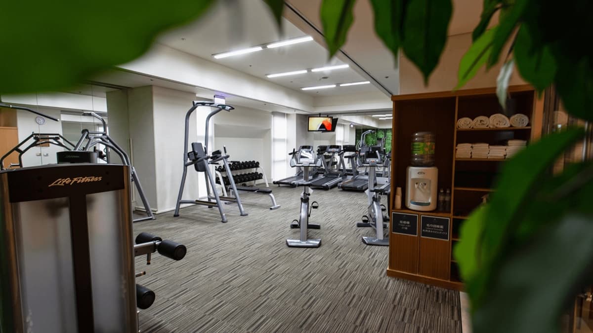 健身房讓住客恣意揮灑汗水。（圖片來源：新竹老爺酒店）