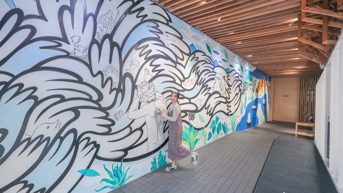 館方與多位在地藝術家合作，打造特色內裝。（圖片來源：卡夫卡愛旅行）