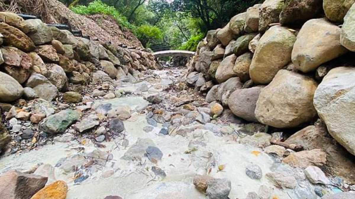 「紫明溪步道」相當輕鬆好走。（圖片來源：台北工務局）
