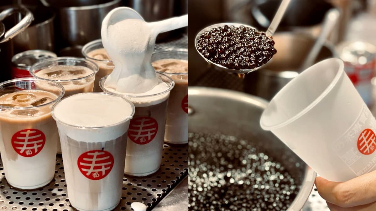 ２大台南茶飲北上！最火奶茶專賣店「壽奶茶」雙北都有，最美茶行登陸赤峰街