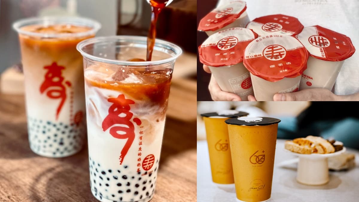 ２大台南茶飲北上！最火奶茶專賣店「壽奶茶」雙北都有，最美茶行登陸赤峰街