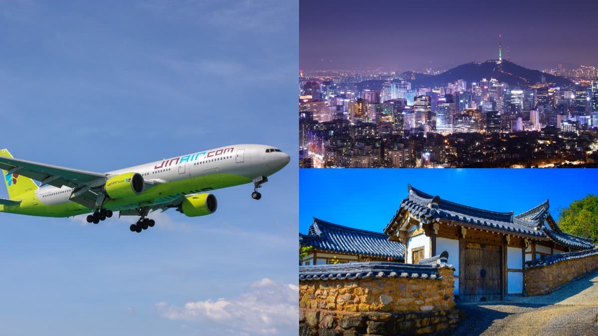 飛韓國最低免2200！真航空年度下殺「這天搶」，還送15公斤托運行李