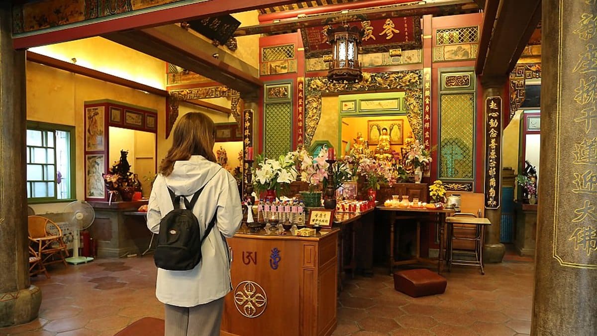 重慶寺是府城七寺八廟之一，也是一座兩百多年的老廟。（圖片來源：台南好Food遊）