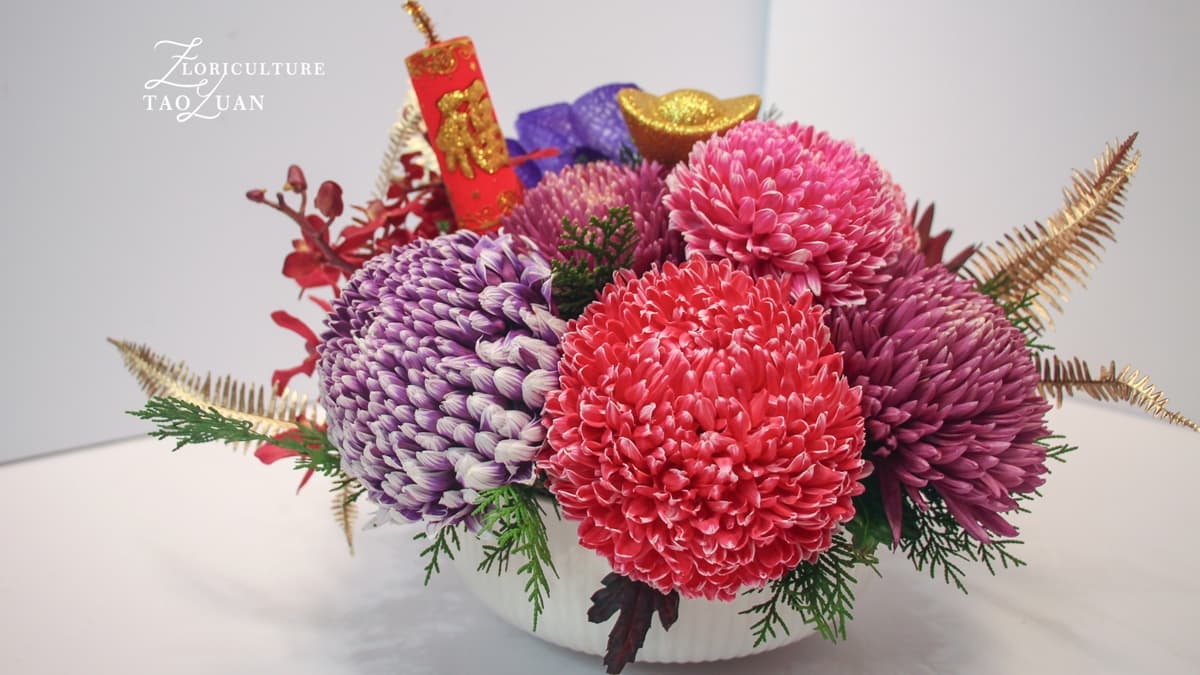 店家提供插花服務，讓每個人都能有喜愛的花束。（圖片來源：永芸花藝時尚設計）