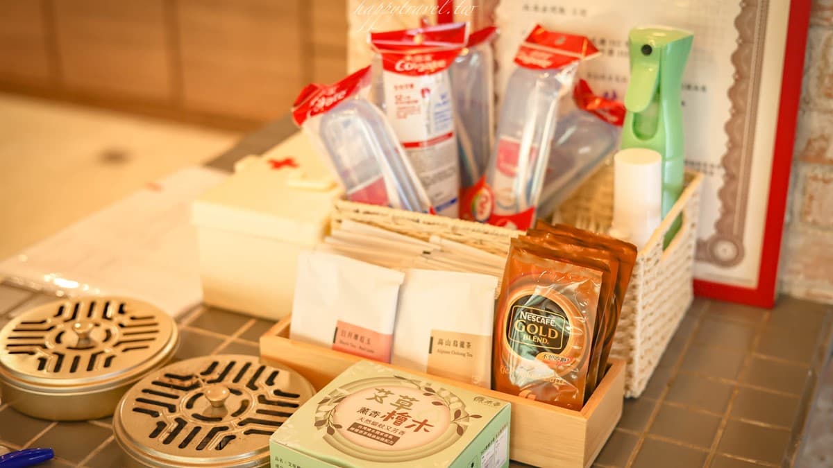 牙刷備品是可以帶走的旅行組，讓人願意持續使用。（圖片來源：黑皮的旅遊筆記）