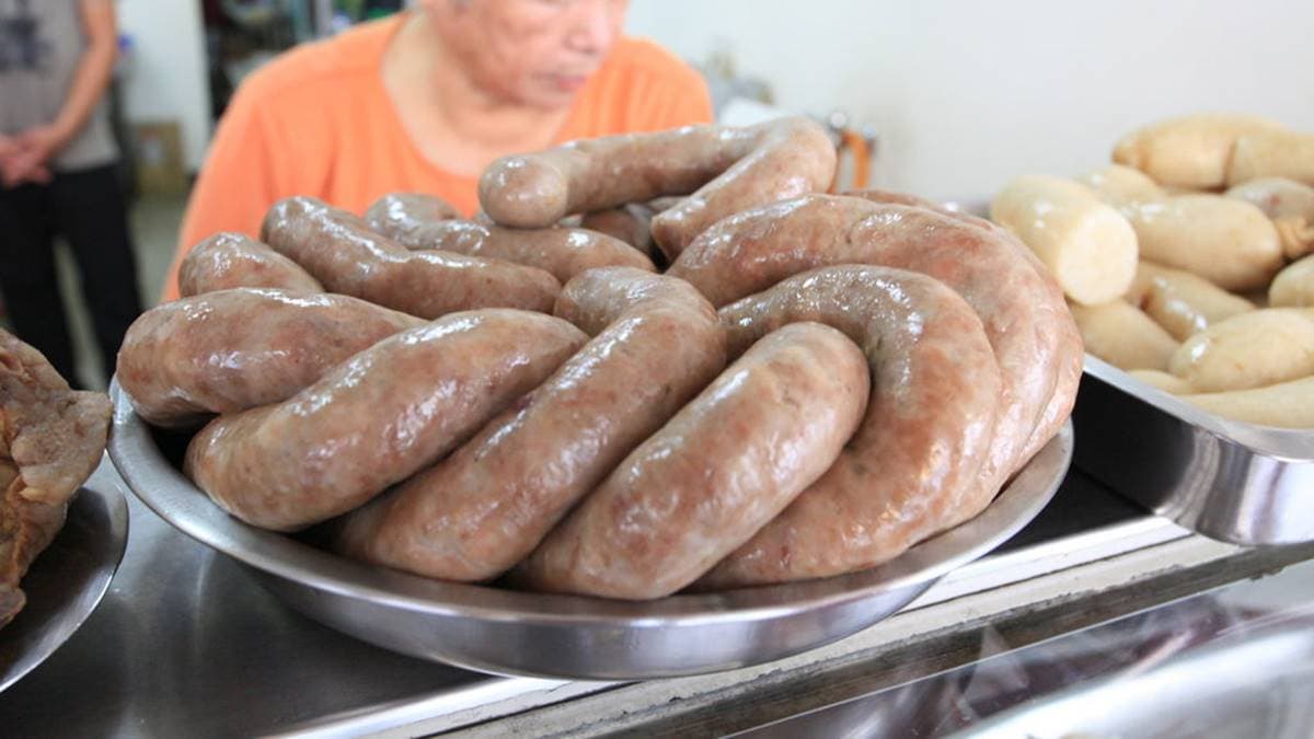 「清子香腸熟肉」基本上是冷盤為主，沒有油炸類。（圖片來源：樂天小高の美食之旅）