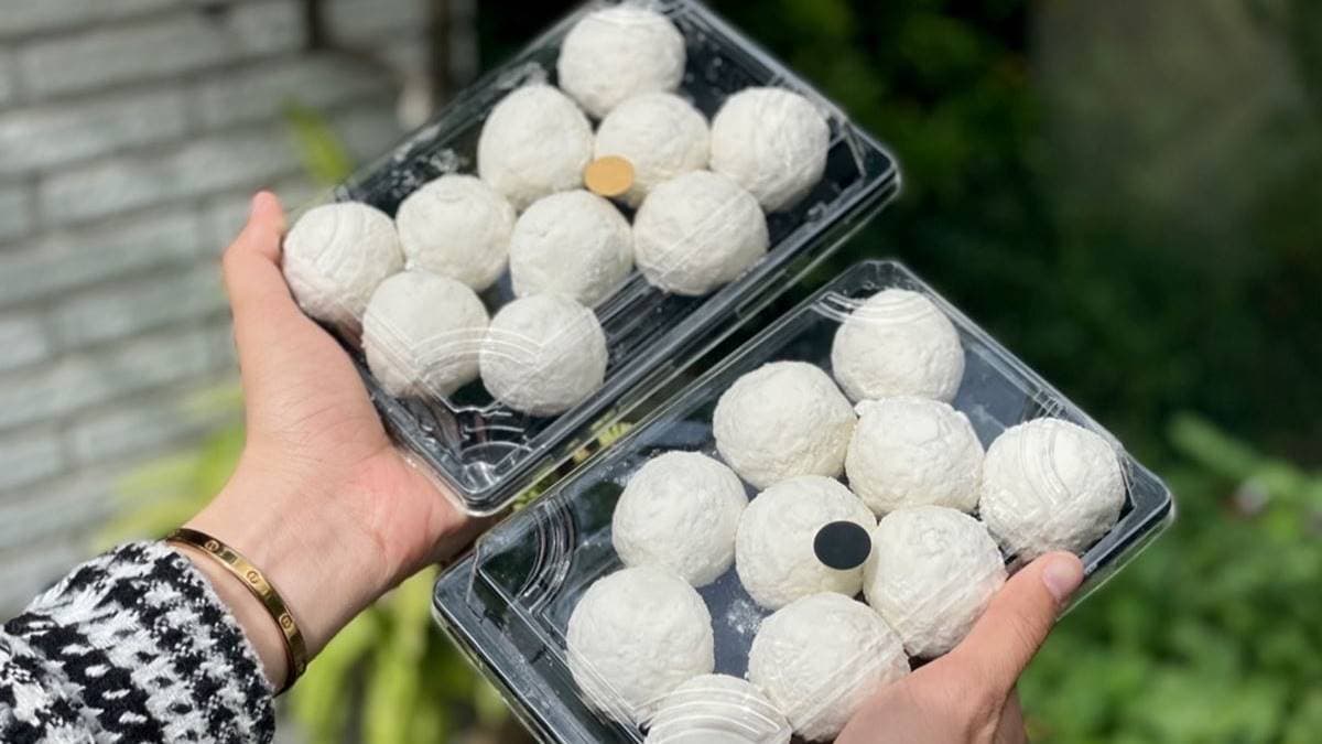 手工元宵有花生和芝麻可選擇，顆顆都非常扎實又有飽足感。（圖片來源：熱血玩台南。跳躍新世界）