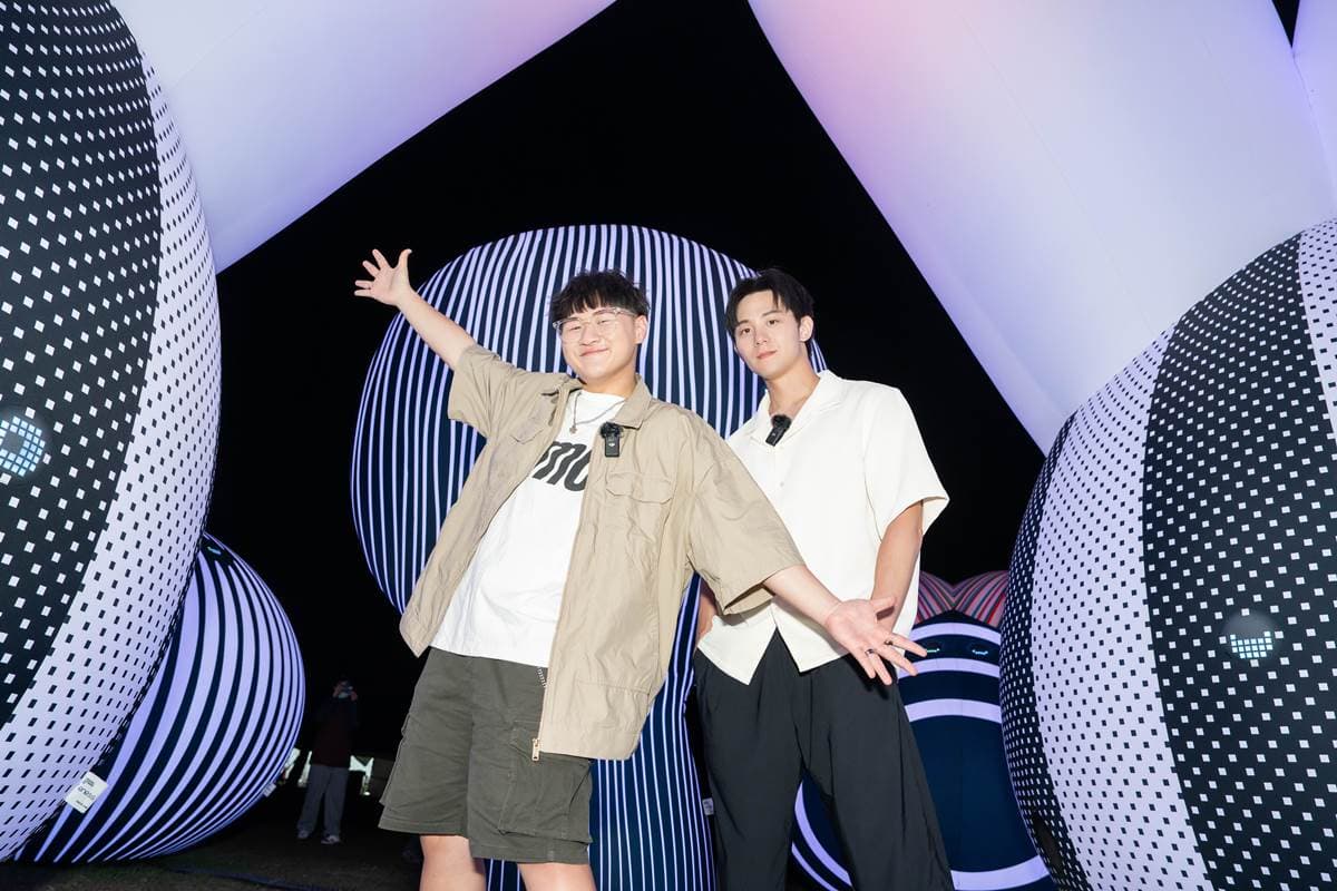快衝桃園燈會！「IT BOYZ」成員驚喜現身，帶路玩沉浸式互動體驗