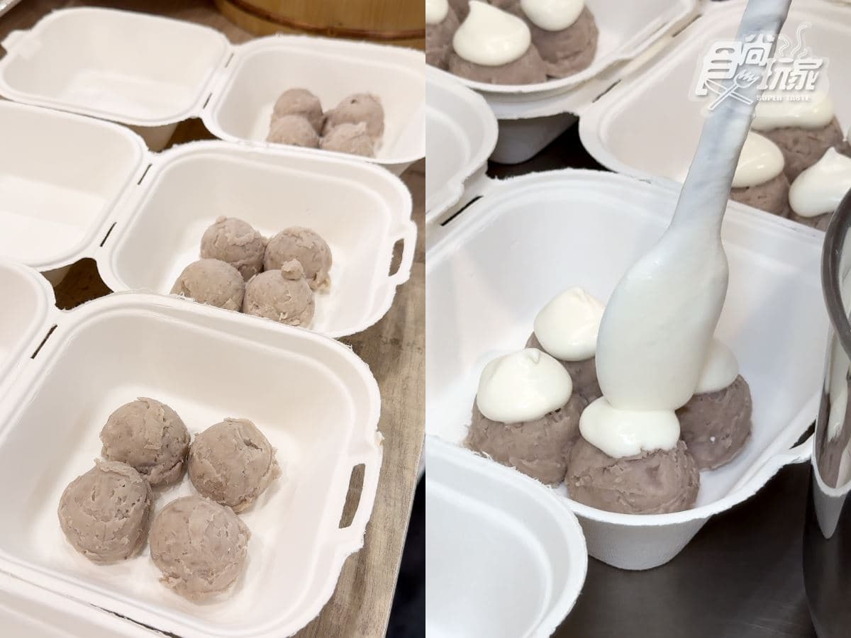 「全台最強芋泥球」快閃台北！６種口味奶蓋瀑布超欠吃，香Ｑ芋泥米糕也要買