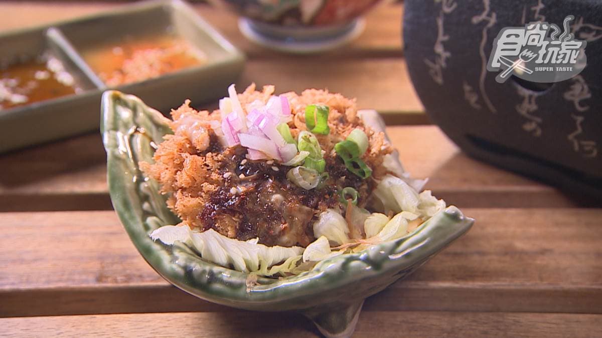 「牛肉可樂餅」炸得很酥，而且很多汁。