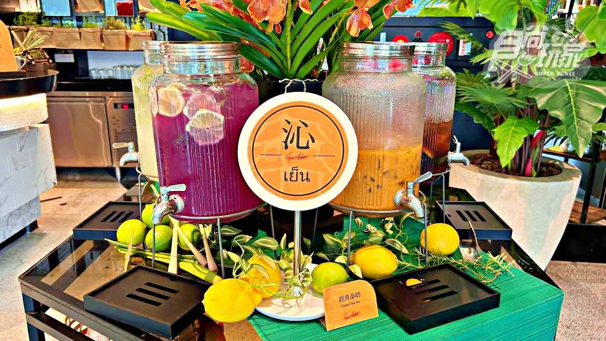 最強泰式Buffet「泰市場」回歸！近百道泰料吃到飽，週末限定泰國蝦、榴槤披薩