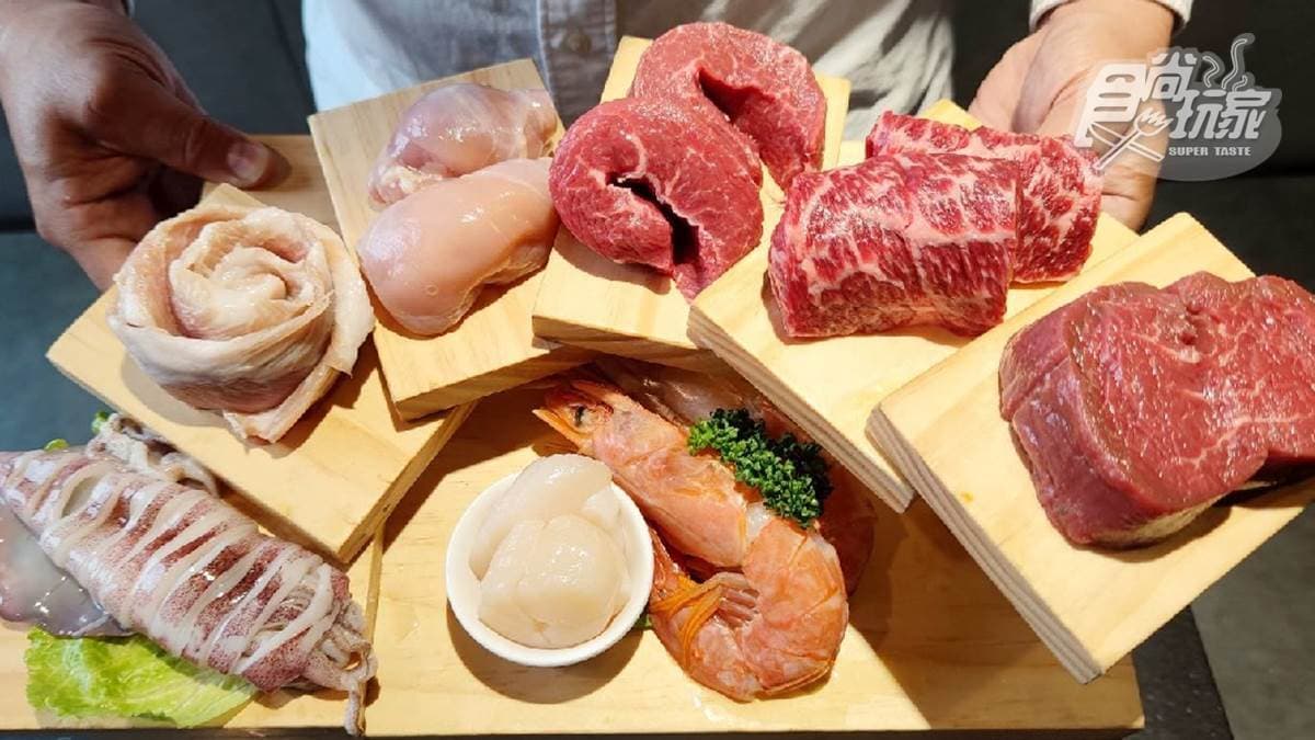 餐點相當澎派，讓人不禁食指大動。