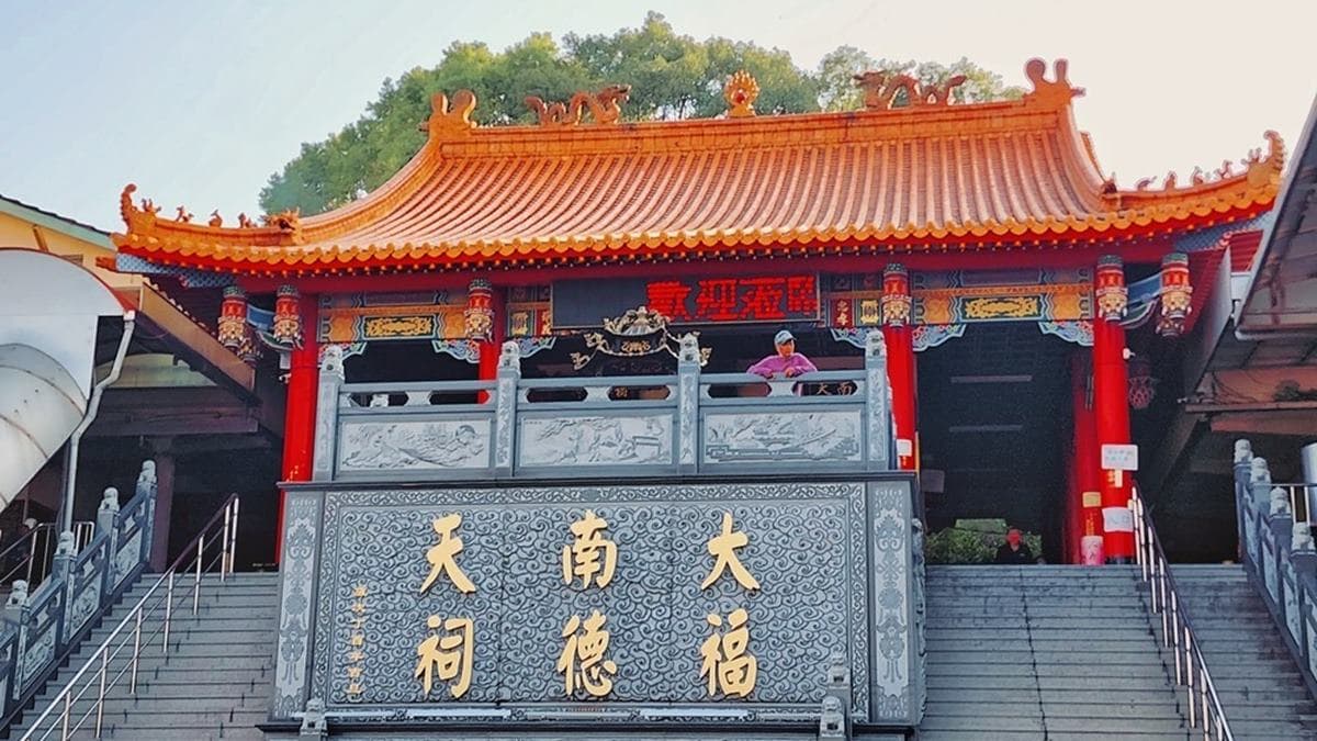 崗山頭大南天福德祠建於清朝，歷經多次重建，隨處可見歷史痕跡。（圖片來源：Yuki's Life）