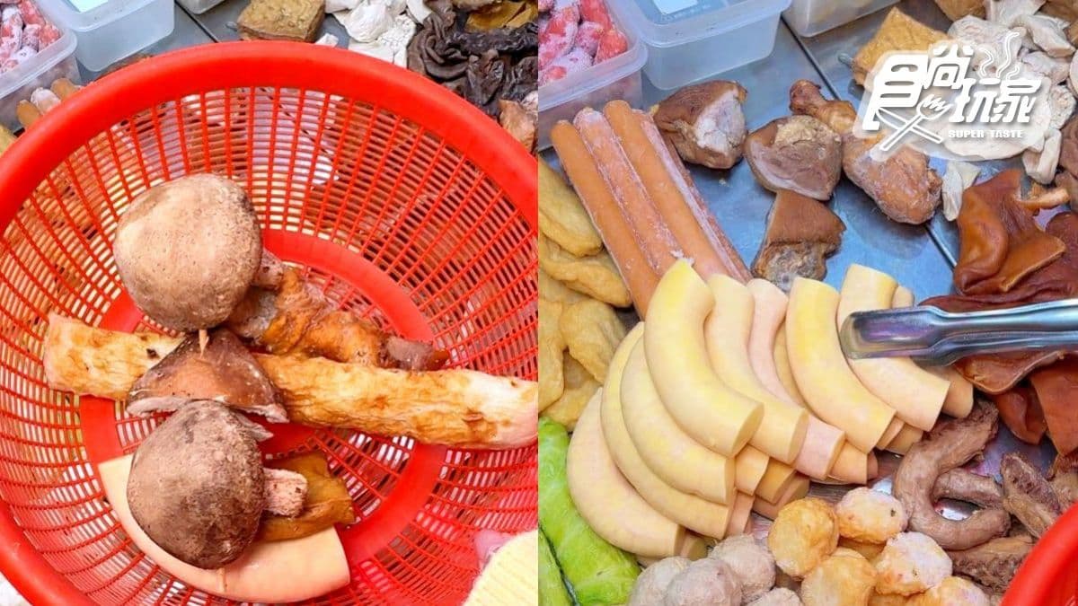 食材有許多特殊的選擇，像是基隆特色「吉古拉」、蛋腸、高麗菜等。