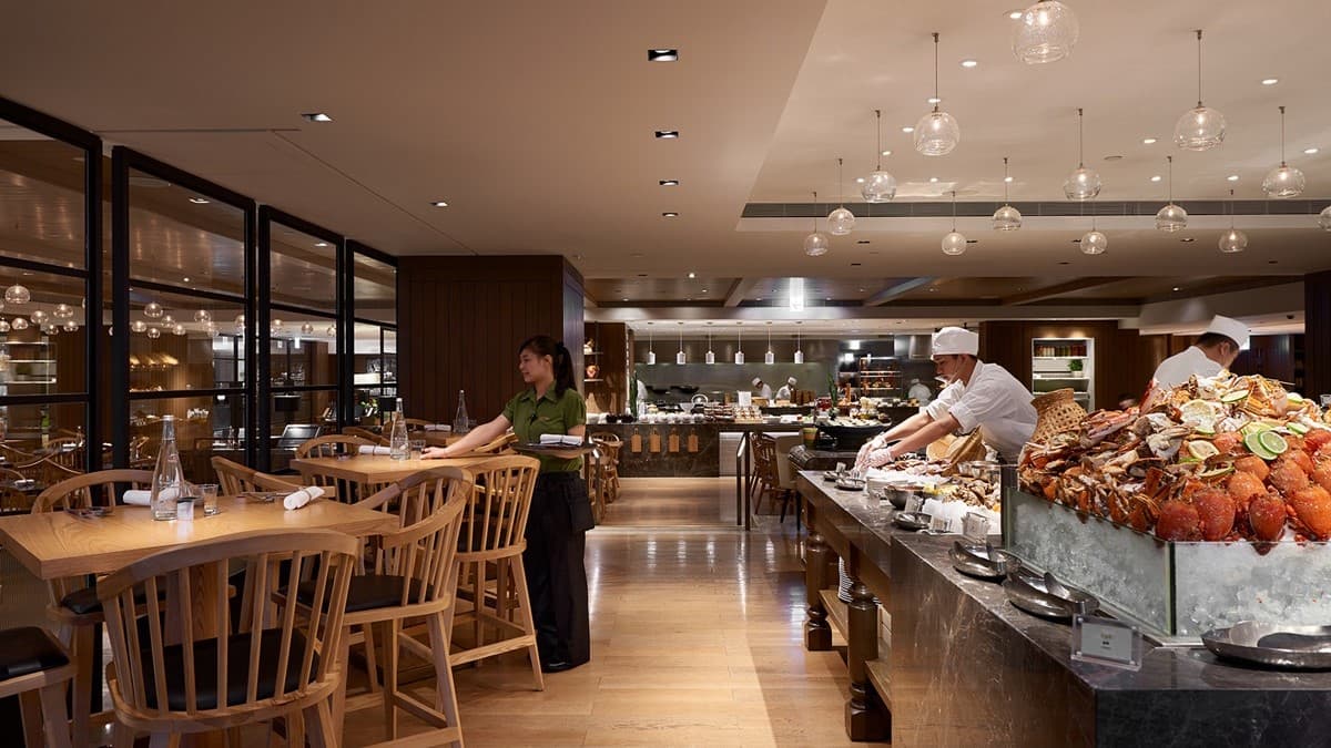 館內吃到飽凱菲屋是不少饕客最愛的餐廳。（圖片提供：台北君悅酒店）