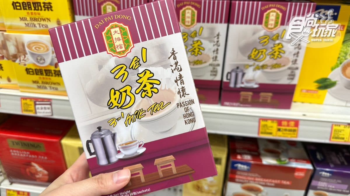 大排檔３合１奶茶喝起來甜度適中。