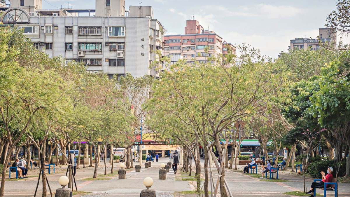 新莊運動公園是新莊區最大的公園，占地有22公頃。（圖片來源：是艾思，不是火拳。）